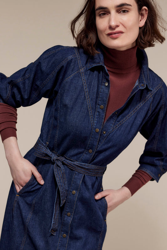 Denim dress light cotton origin