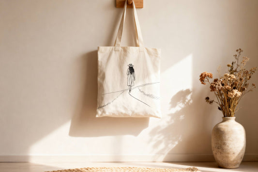 Boheme Fragrance - The Wayfarer Eco Canvas Tote - Cream