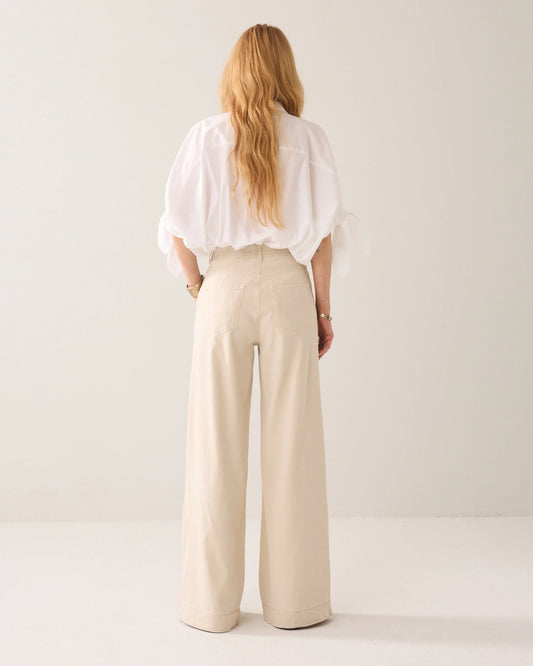 Summum-Long-Trousers-in-Lyocell-Blend-Beige-back-view