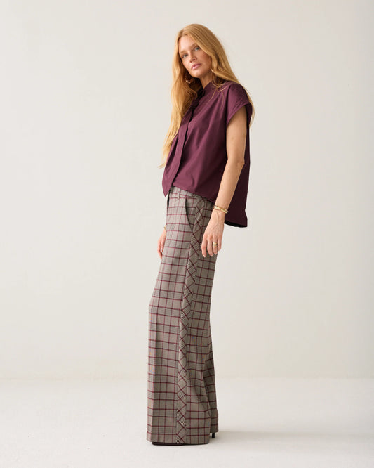Summum - Plaid trousers - Multi