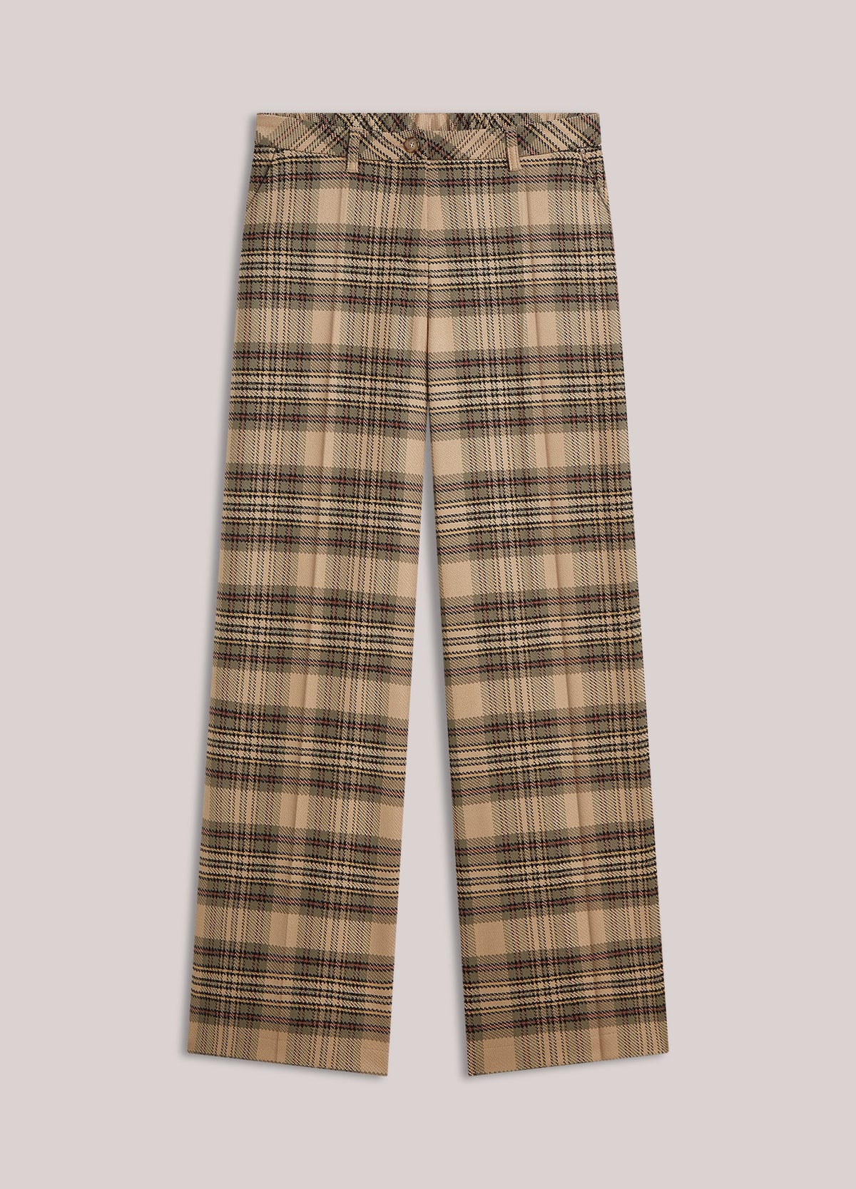 Summum - Wide Check Trousers - Plaid