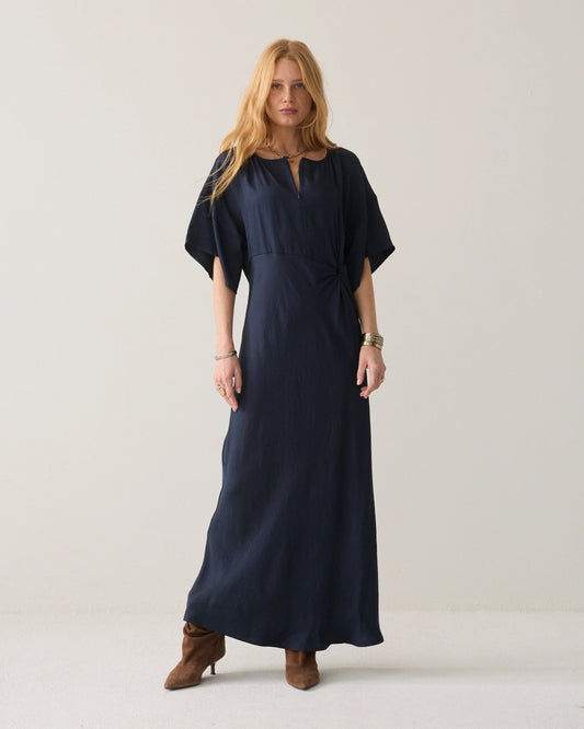 Summum - Dress with ring snap fastener - Midnight Blue