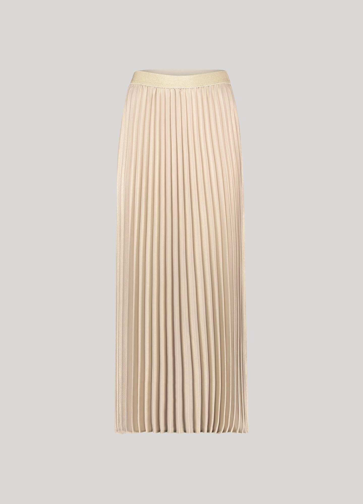 Plisse skirt in Soft Taupe