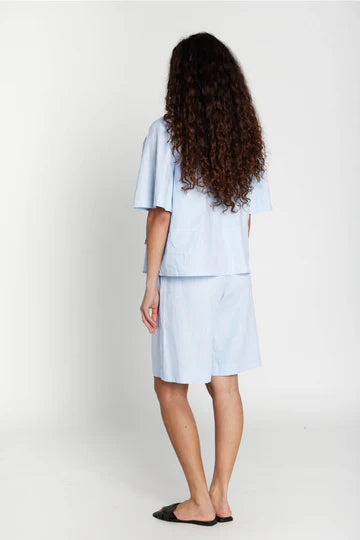 Bruuns Bazaar - LinvisBBZalius Shorts - Eventide Blue