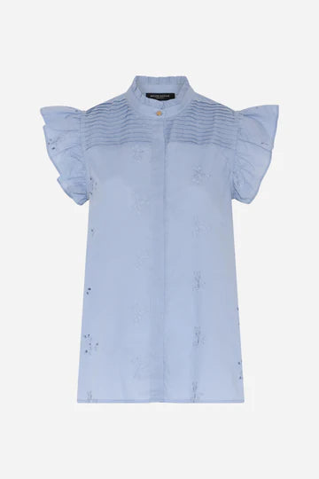 Bruuns Bazaar - MynteBBNicole Shirt - Eventide Blue
