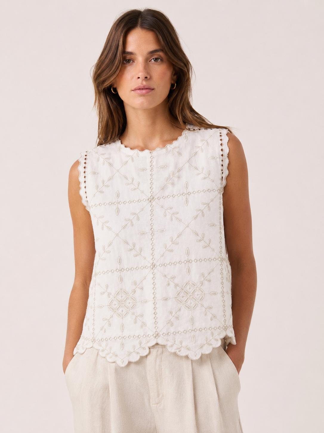 Indi&Cold - Linen Woven Shirt - Crudo