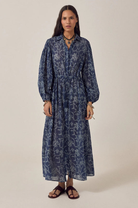 Maison Hotel - Freya Dress - Sakura Indigo