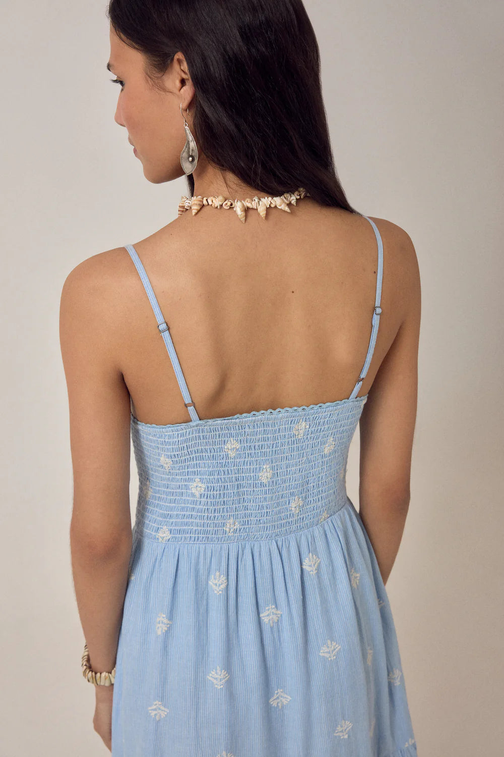 Maison Hotel - Etta Sleeveless Dress - Sky Blues