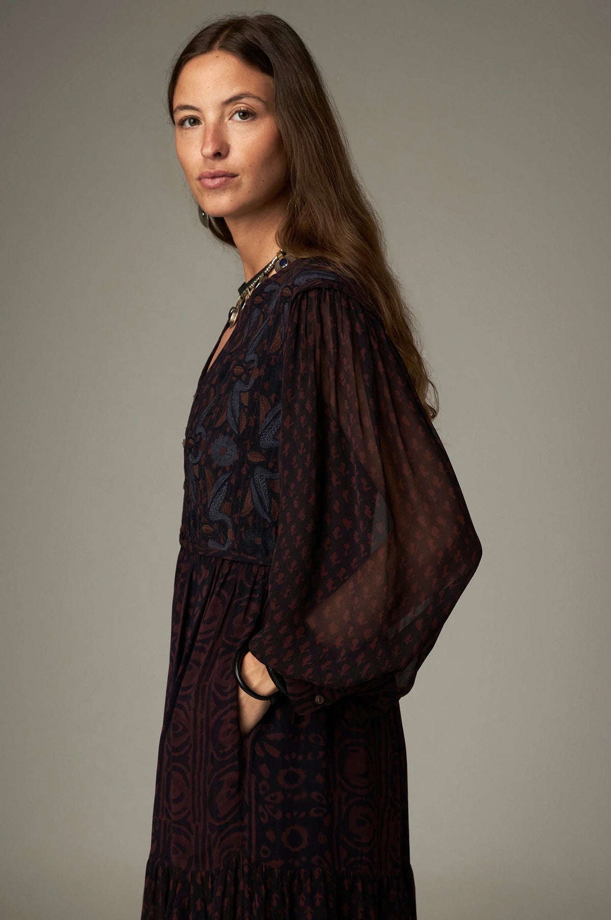 Maison Hotel - Emilia Dress - Muddy Waters