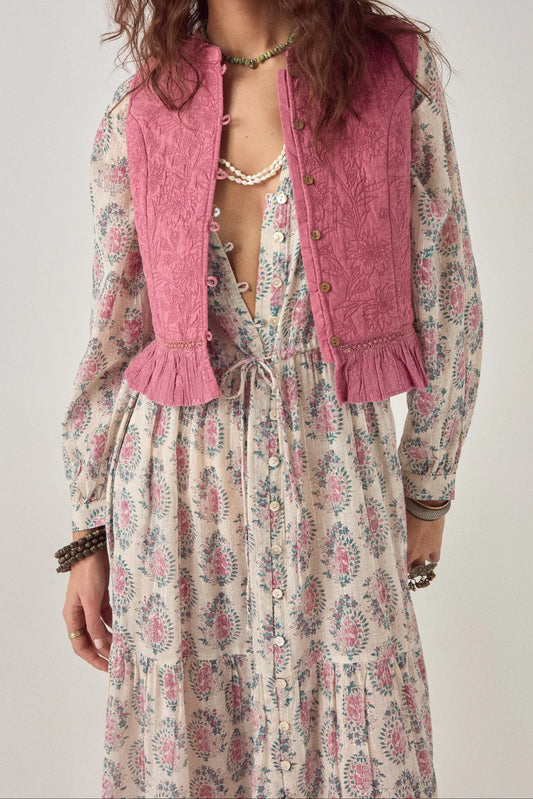 Maison Hotel - Mia Vest - Peonia Pink