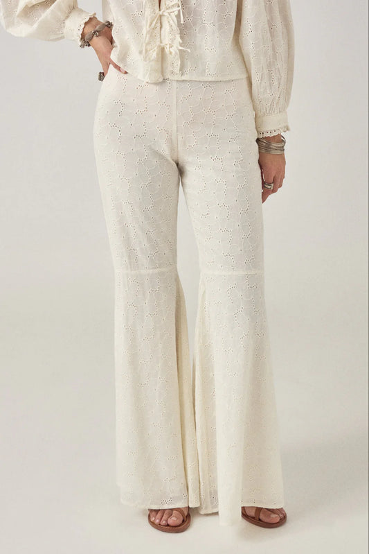Maison Hotel - Miguelon Pant - Blanc Bohème