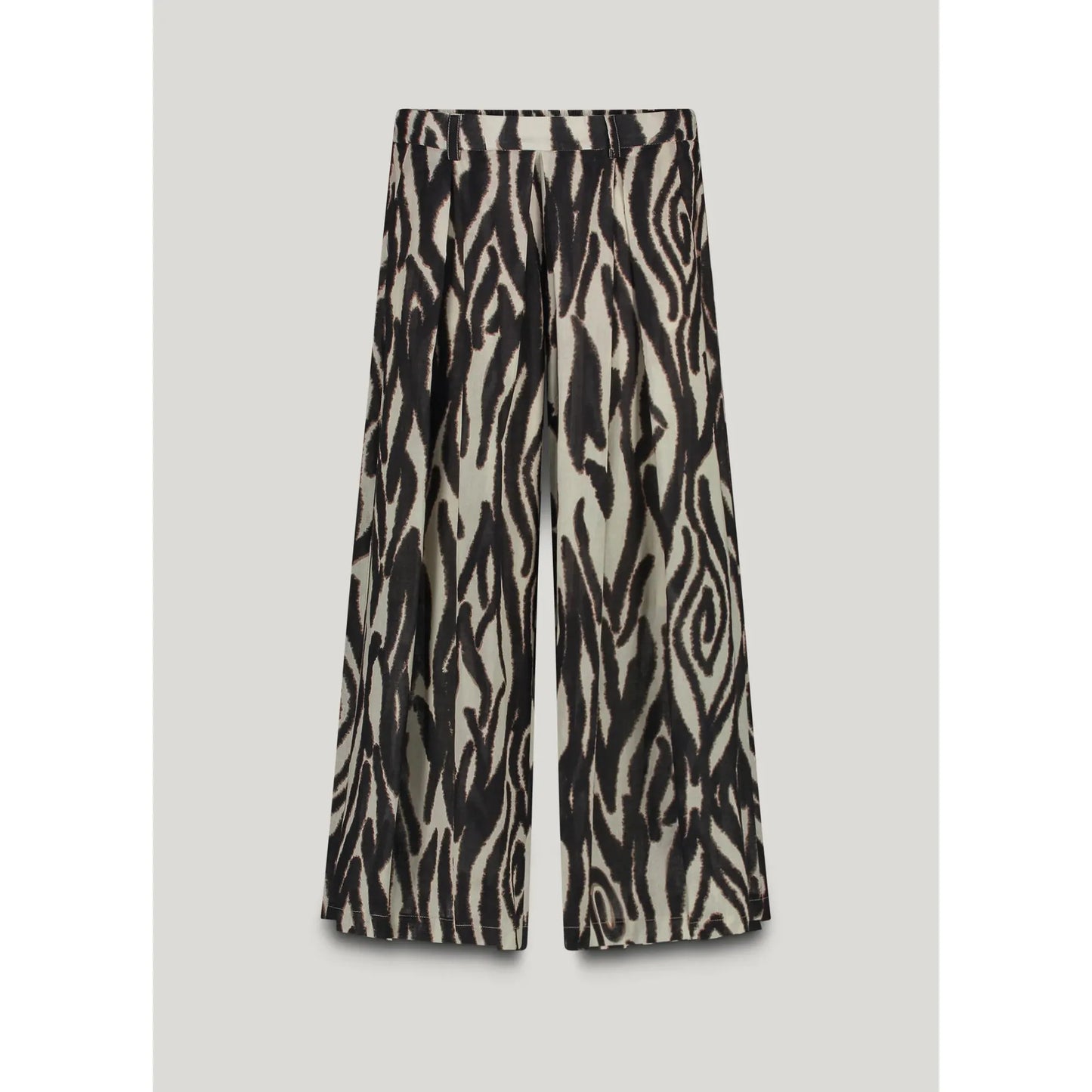 Summum - Quinty Pants - Faded Zebra Print