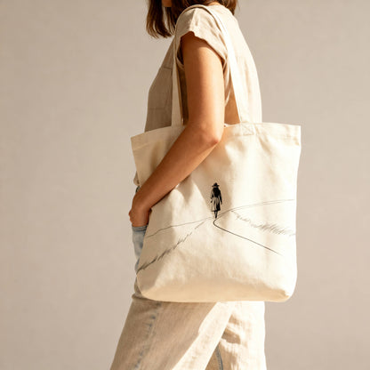 Boheme Fragrance - The Wayfarer Eco Canvas Tote - Cream