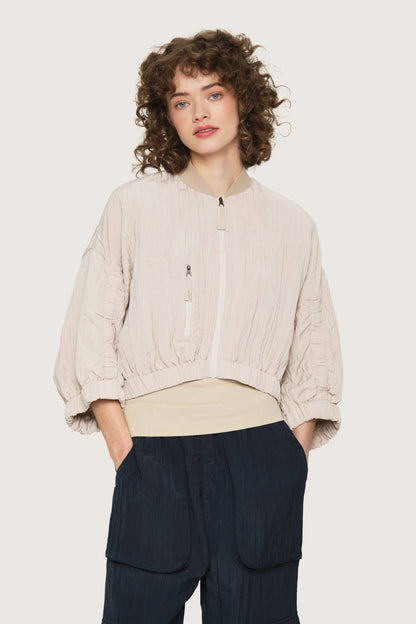 Bitte Kai Rand - Textured Cropped Jacket - Beige
