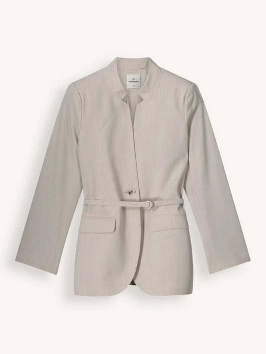 Summum-Boyfriend-Blazer-with-Belt-Ecru-item-only
