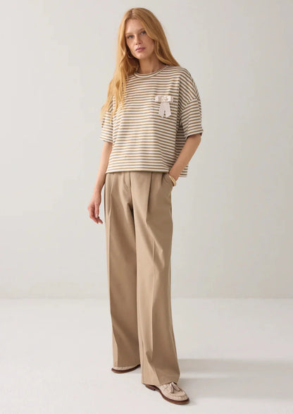 Summum-Top-Striped-Scuba-Model-front-view
