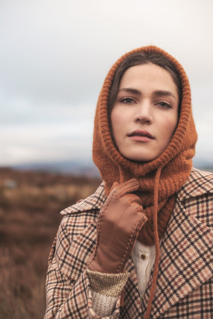 BALACLAVA COZY MELANGE KNIT