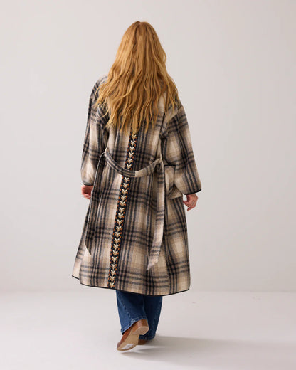 Bohemian mid-season coat