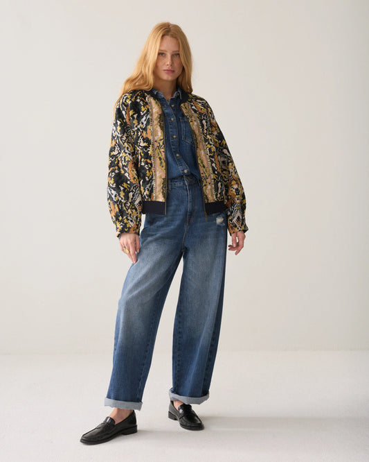 Summum - Jacquard bomber jacket - Multi