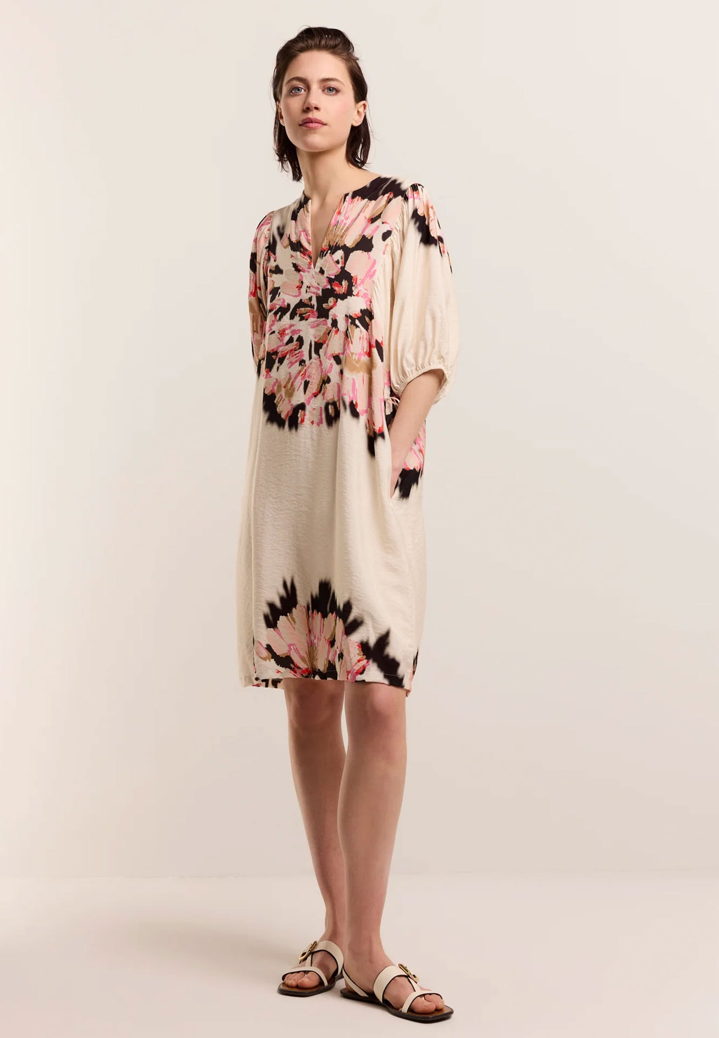 Summum - Party Dress - Big Flower Print