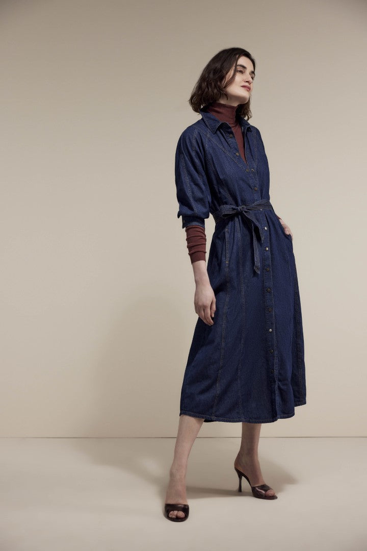 Denim dress light cotton origin