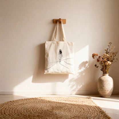 Boheme Fragrance - The Wayfarer Eco Canvas Tote - Cream