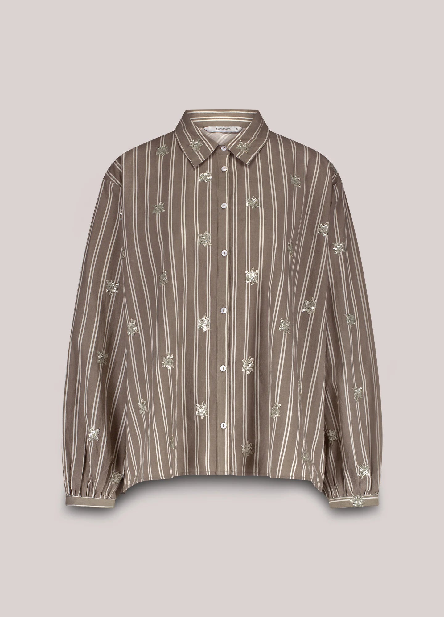 A-line blouse with sequins