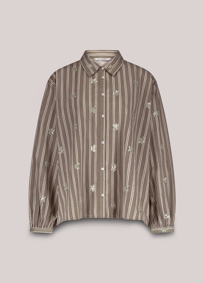 A-line blouse with sequins