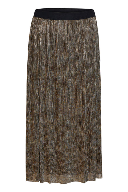 Cipo Black Metallic Skirt