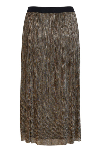 Cipo Black Metallic Skirt