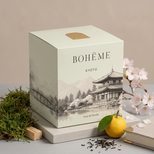 Boheme - Kyoto Wholesale Candle – Yuzu, Hinoki & Cherry Blossom