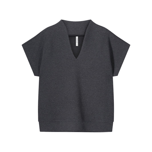 SHORT SLEEVE TOP NEW WAFFLE