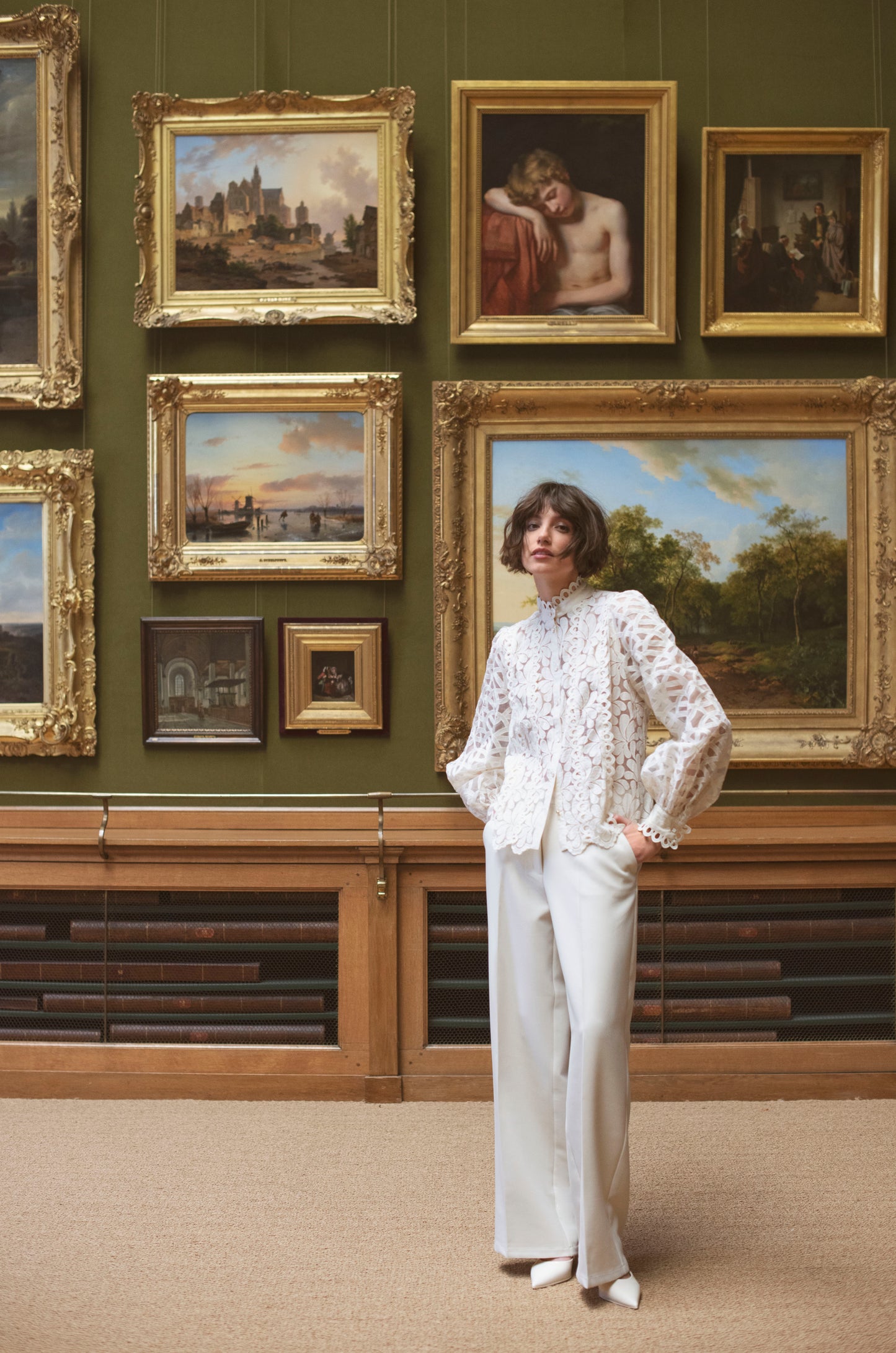 TROUSERS WIDE LEG FOAM UNI