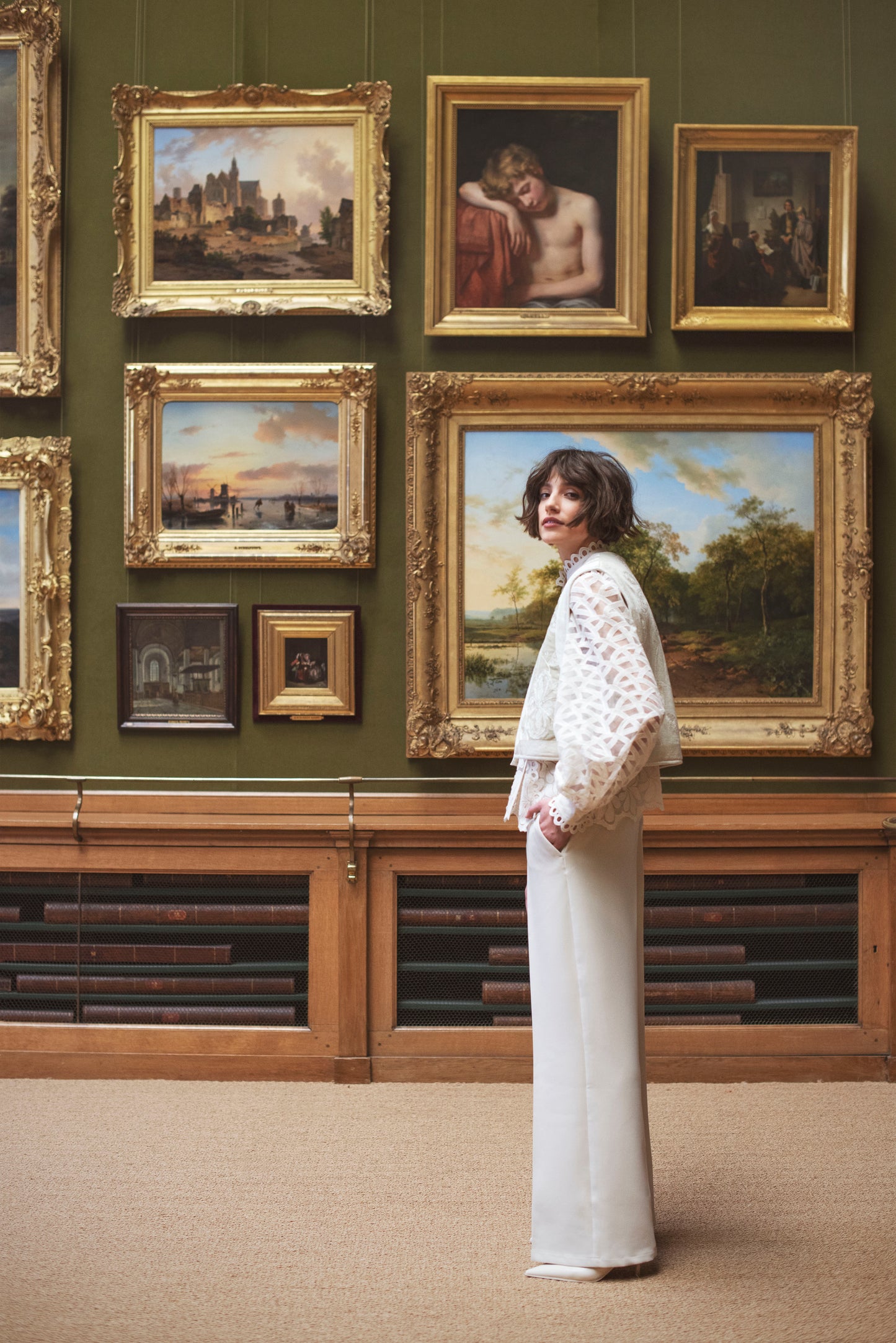 TROUSERS WIDE LEG FOAM UNI