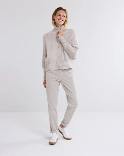 Chino soft stretch cord pants