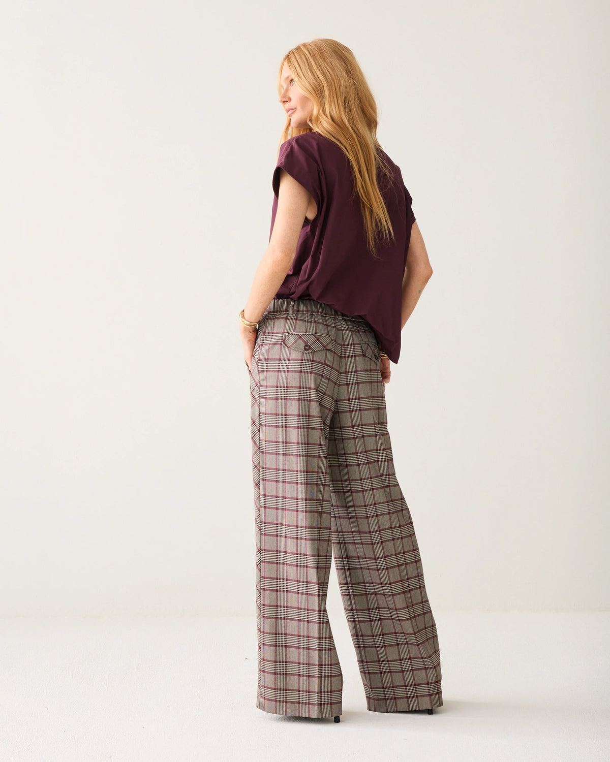 Summum - Plaid trousers - Multi