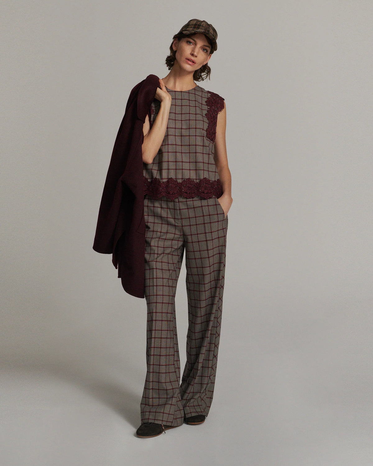 Summum - Plaid trousers - Multi