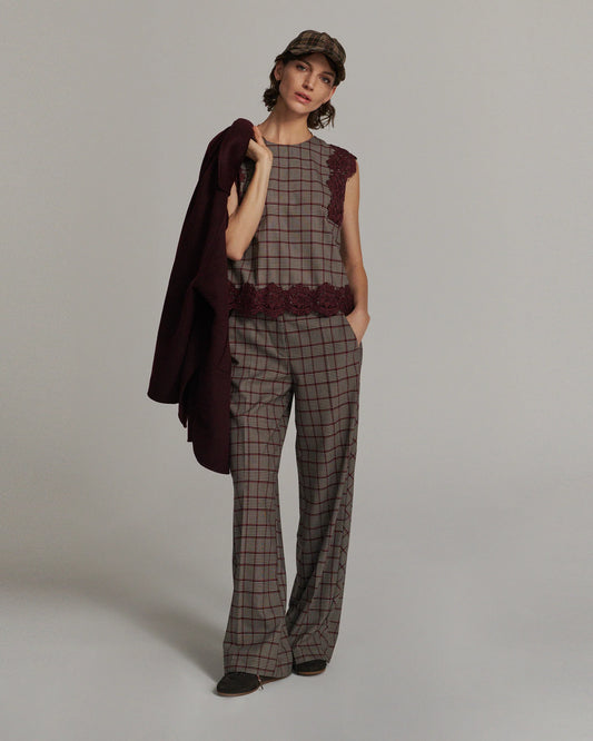 Summum - Plaid trousers - Multi
