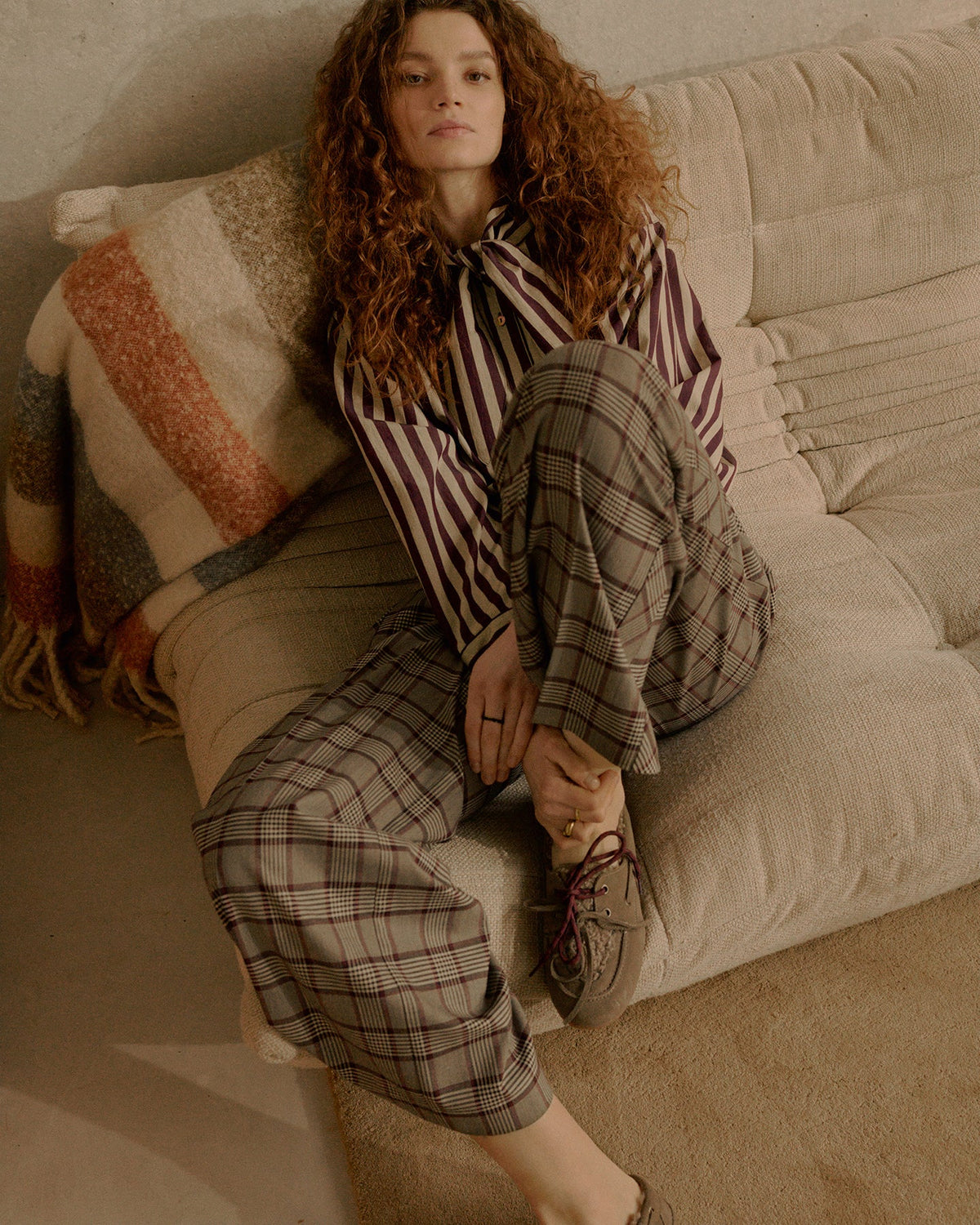 Summum - Plaid trousers - Multi
