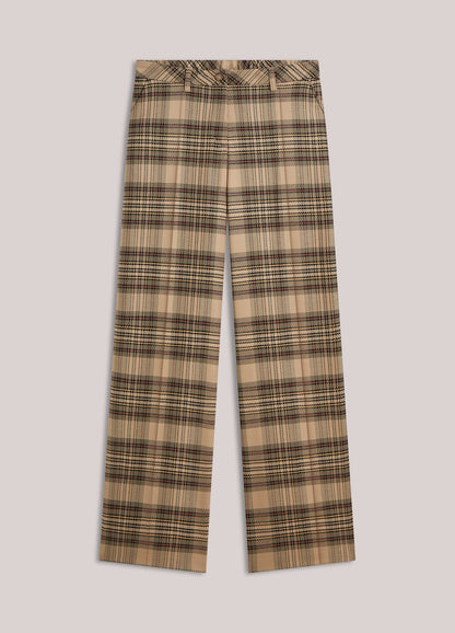 Summum - Wide Check Trousers - Plaid
