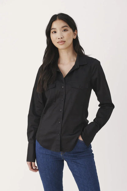 Cortnella long-sleeve fitted shirt