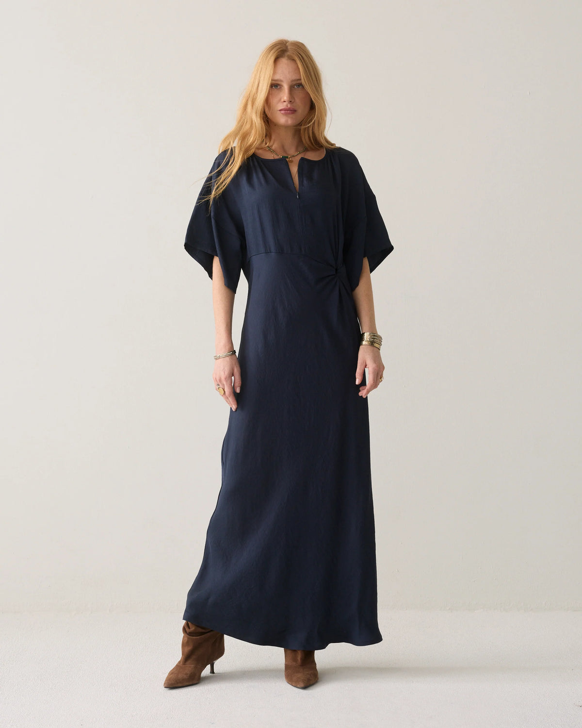 Summum - Dress with ring snap fastener - Midnight Blue