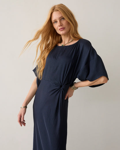 Summum - Dress with ring snap fastener - Midnight Blue
