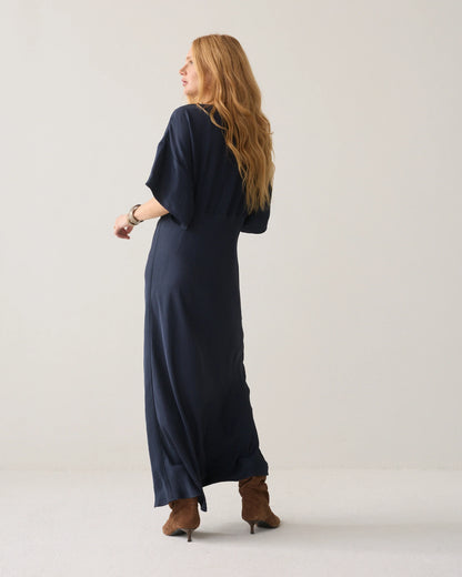 Summum - Dress with ring snap fastener - Midnight Blue