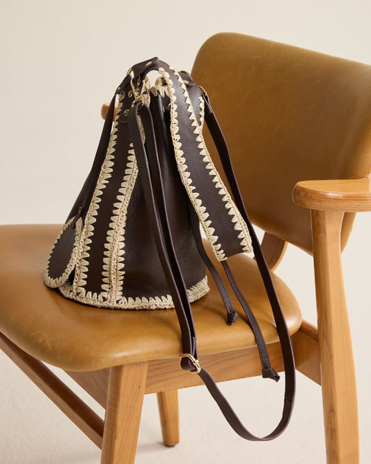 BAG LEATHER CROCHET