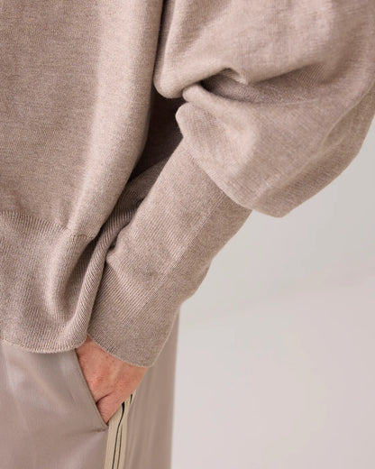 Open cardigan with batwing sleeves