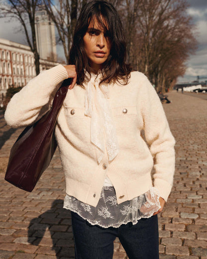 CARDIGAN BOUCLE KNIT