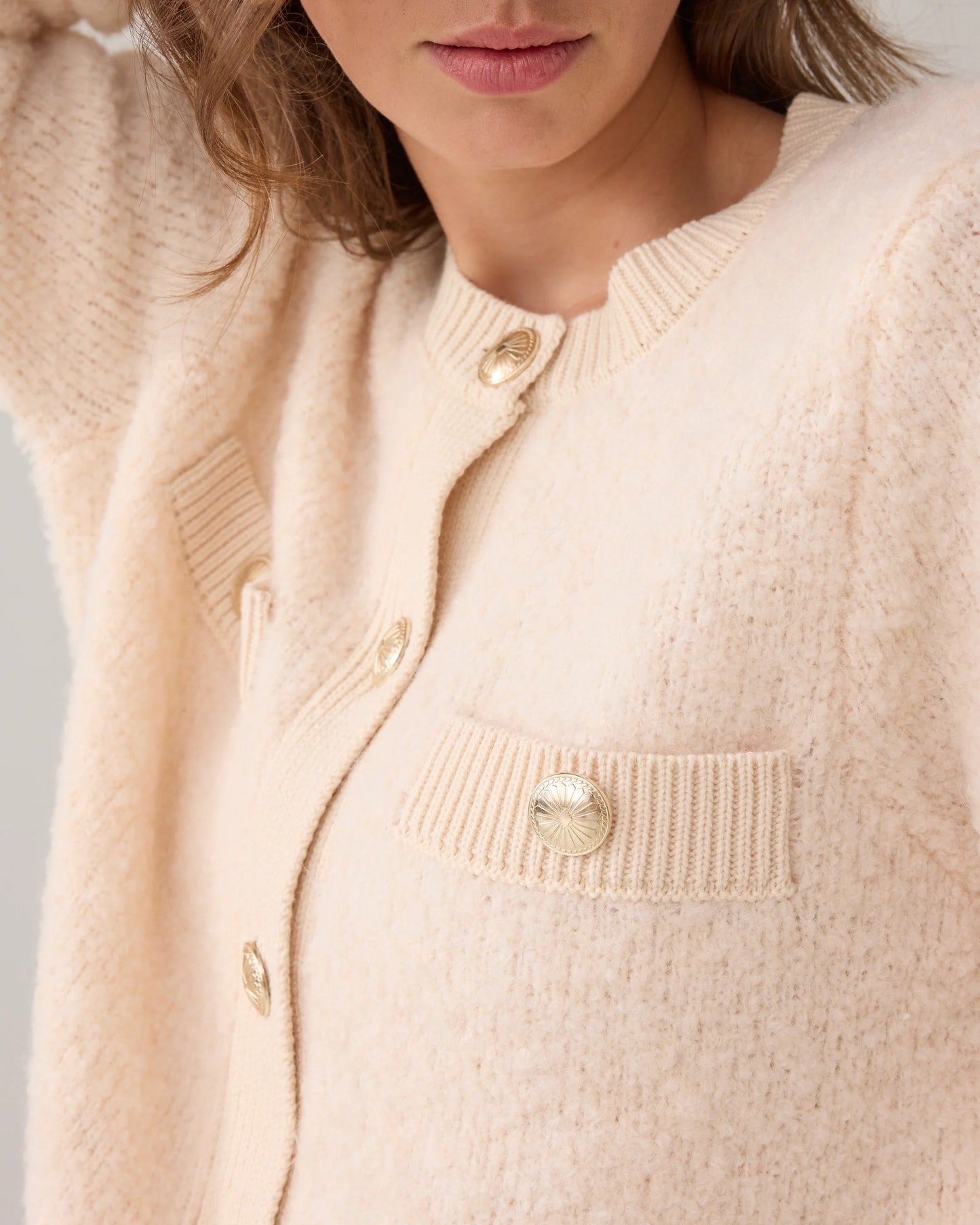 CARDIGAN BOUCLE KNIT
