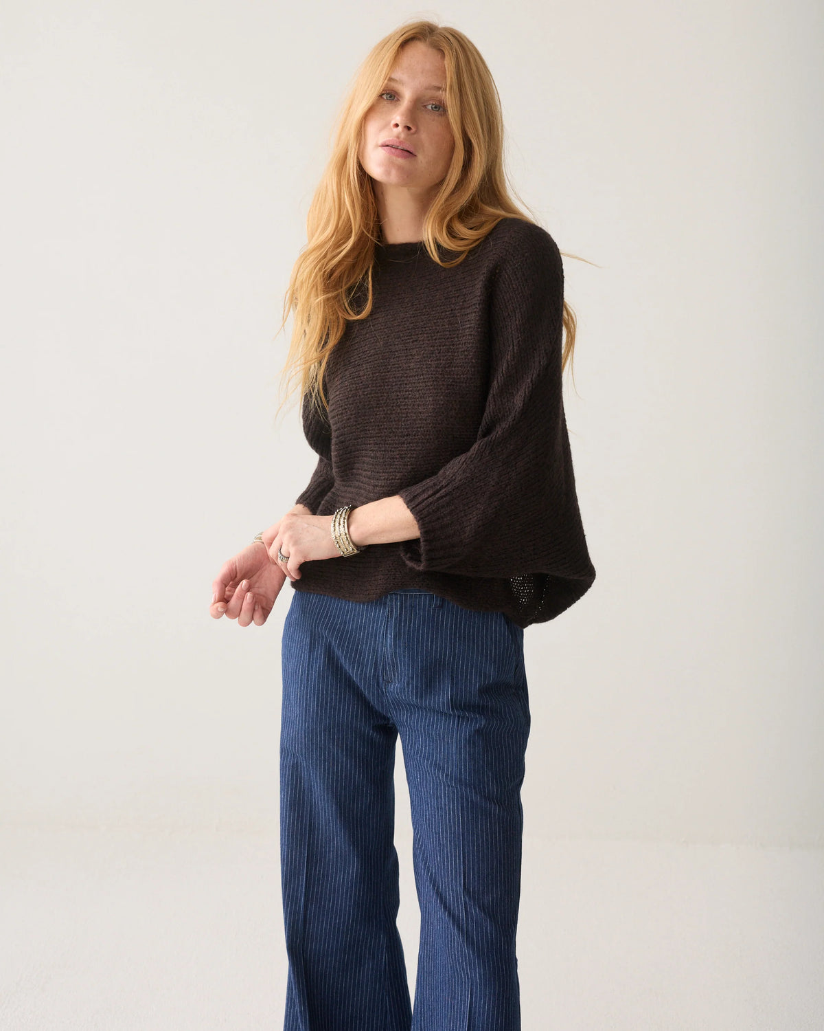 Summum - Wrap jumper - Dark Chocolate