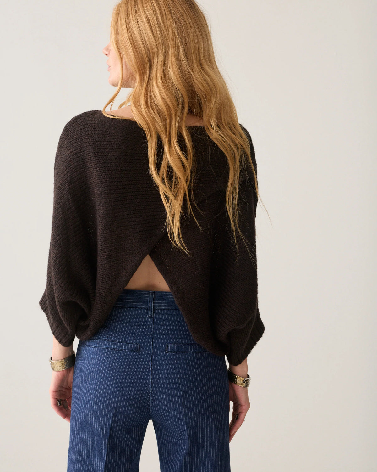 Summum - Wrap jumper - Dark Chocolate